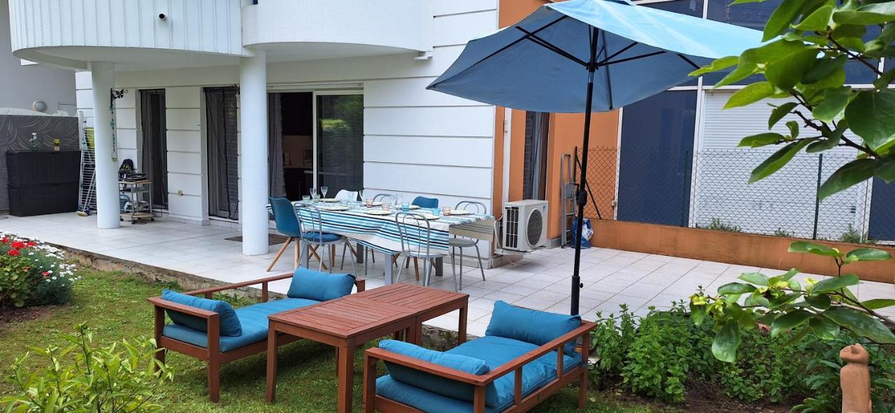 Charmant Appartement Residentiel Avec Terrasse, Jardin Privatif Et Piscine A Cannes Канны Экстерьер фото